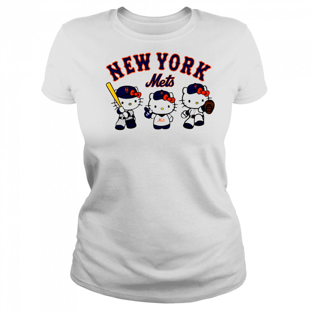 Hello Kitty x New York Mets MLB Baseball shirt Women's T-shirt