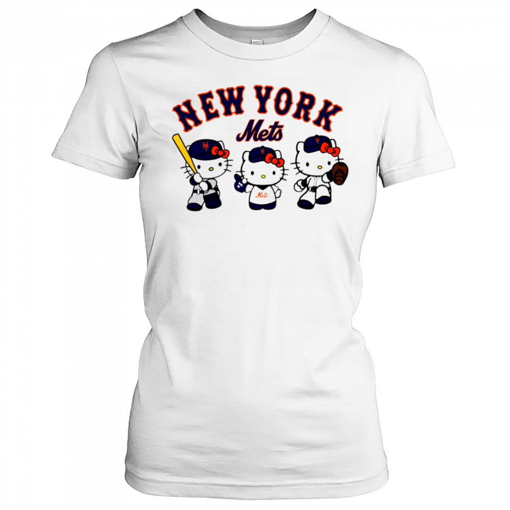 Hello Kitty x New York Mets MLB Baseball shirt Women's T-shirt