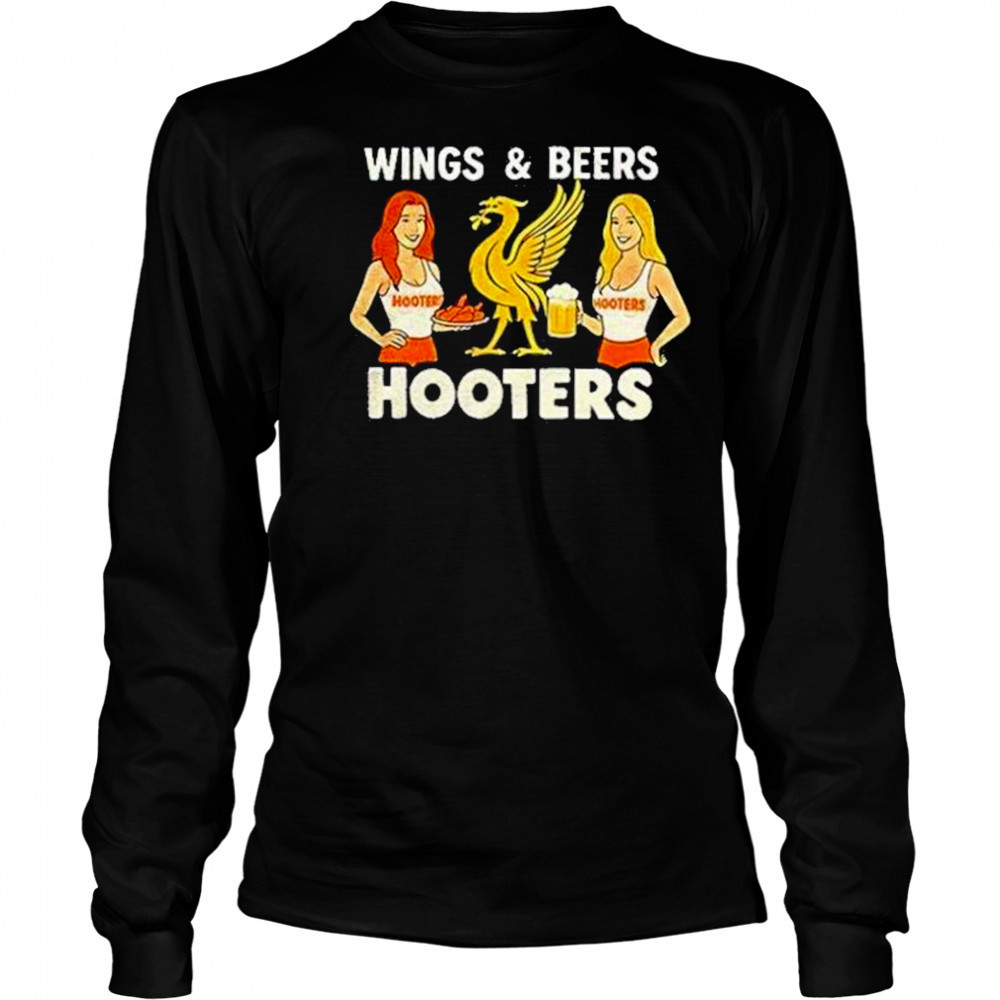 Hooters Liverpool Wings And Beers Shirt Long Sleeved