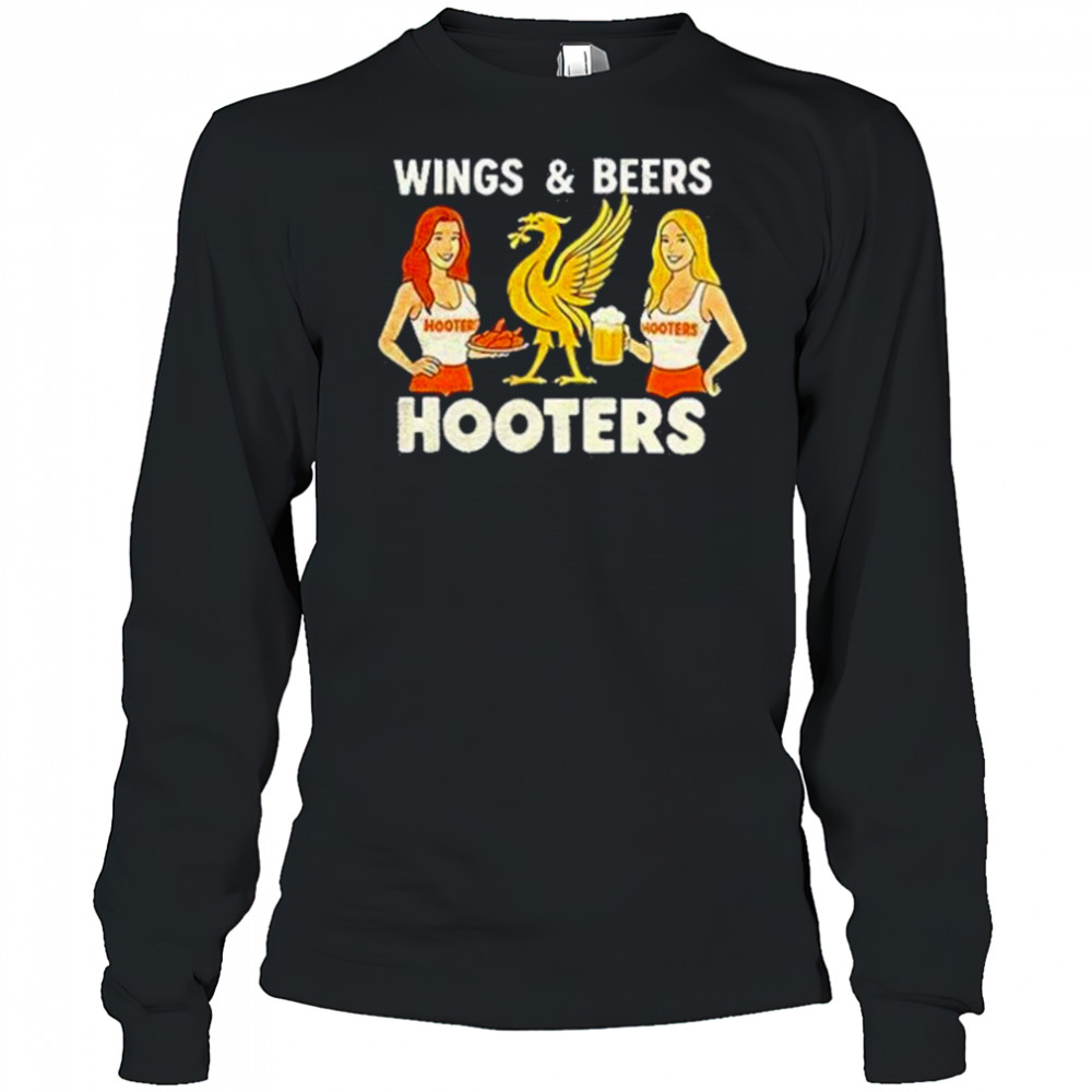 Hooters Liverpool Wings And Beers Shirt Long Sleeved