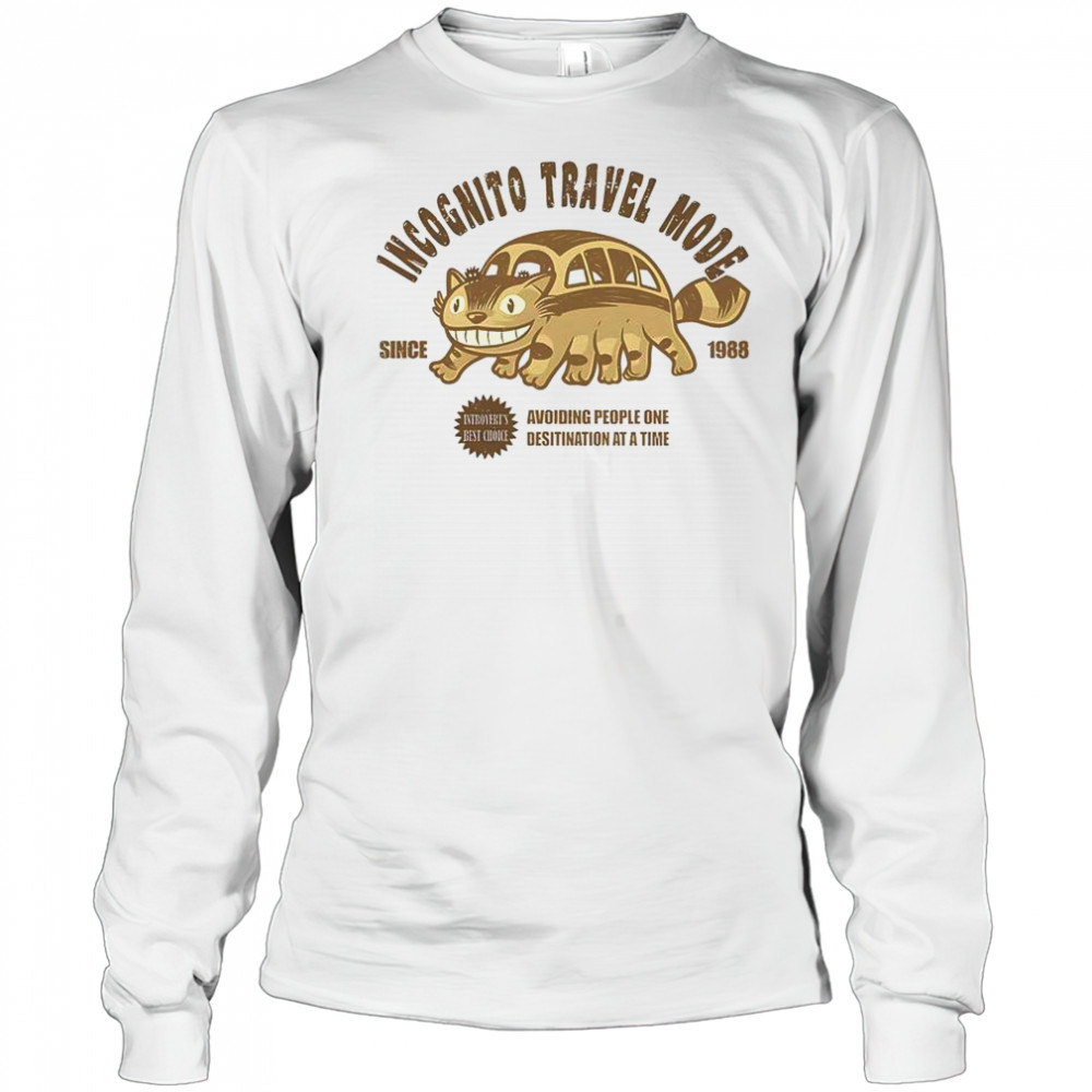 Incognito Travel Mode T-Shirt Long Sleeved
