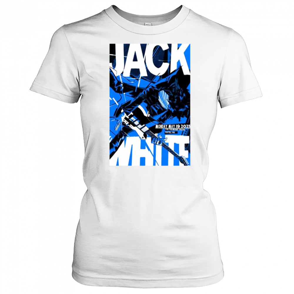 Jack White Paramount Theatre Seattle WA May 19 2025 Tour t-shirt Women's T-shirt