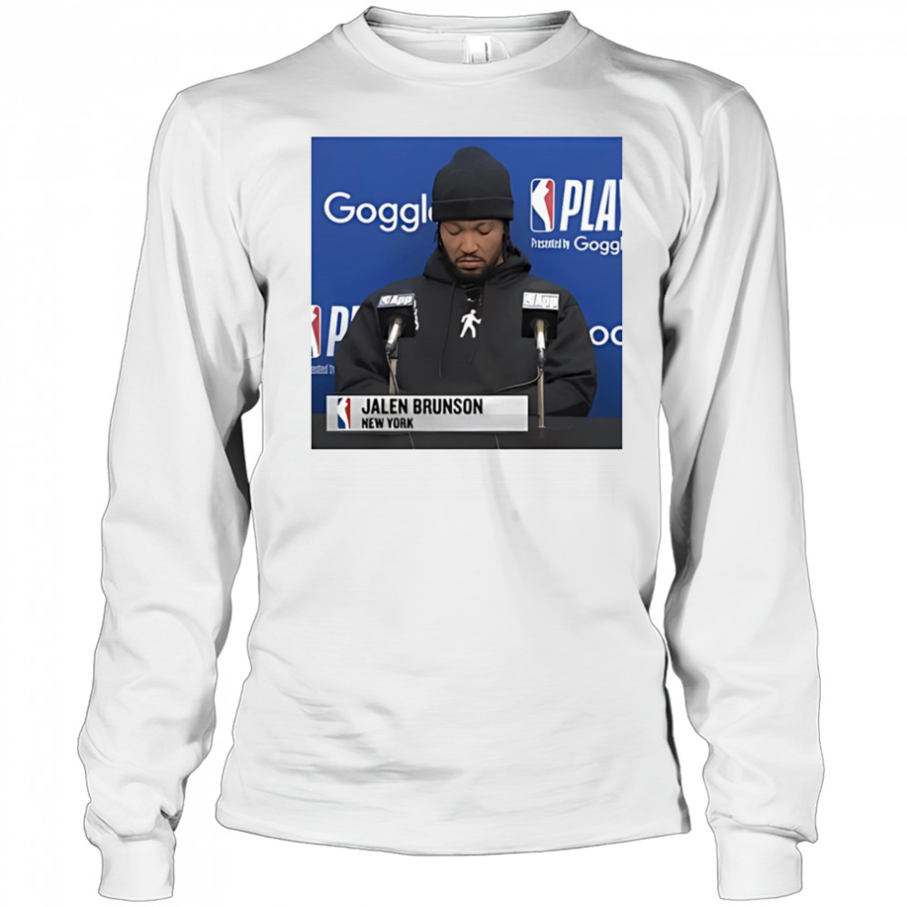 Jalen Brunson Press Conference shirt Long Sleeved
