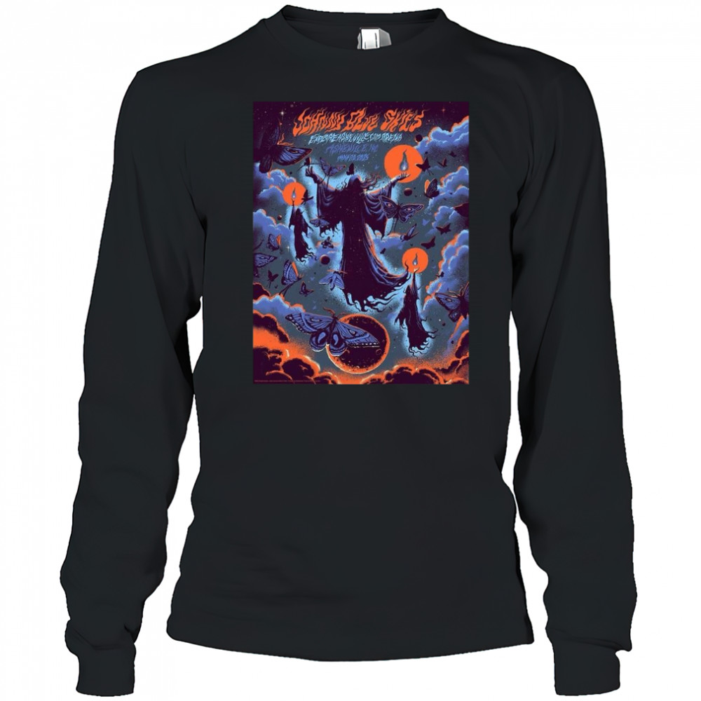 Johnny Blue Skies Asheville North Carolina 2025 Poster At Exploreasheville.com Arena On May 20 2025 Shirt Long Sleeved