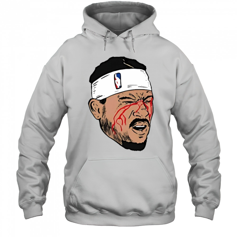 Josh Hart New York Knicks NBA Basketball Playoffs Blood 2025 shirt Hoodie