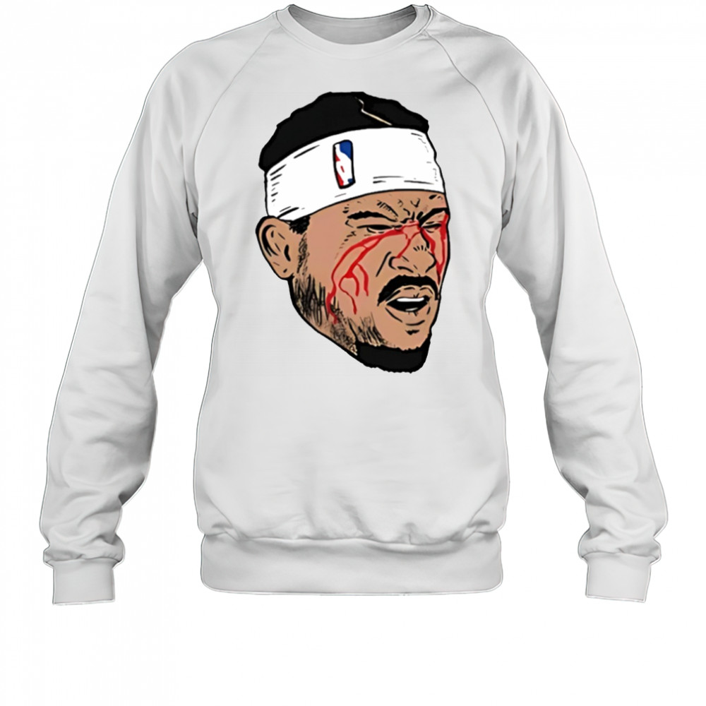 Josh Hart New York Knicks NBA Basketball Playoffs Blood 2025 shirt Sweatshirt