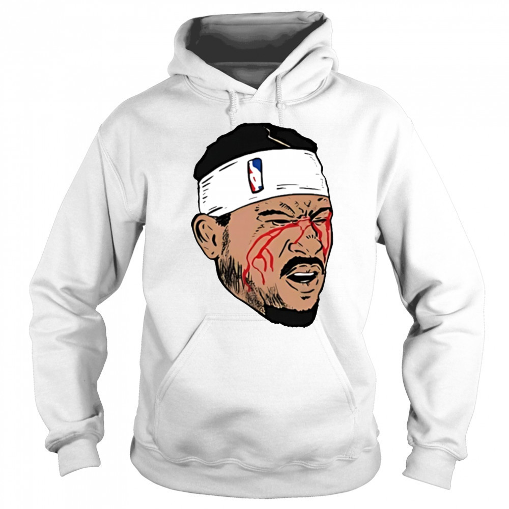 Josh Hart New York Knicks NBA Basketball Playoffs Blood 2025 shirt Sweatshirt