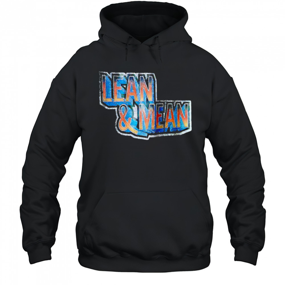 Lean and Mean design retro shirt Hoodie