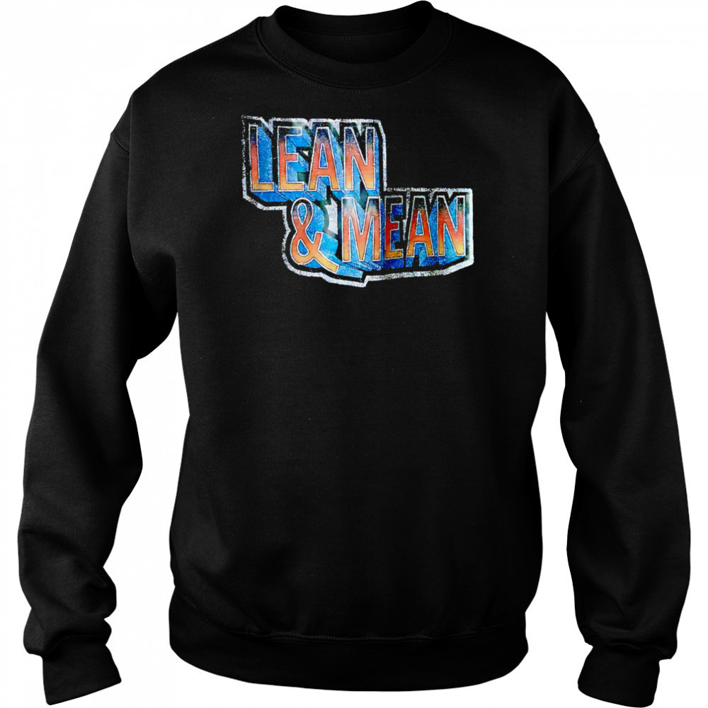 Lean and Mean design retro shirt Hoodie