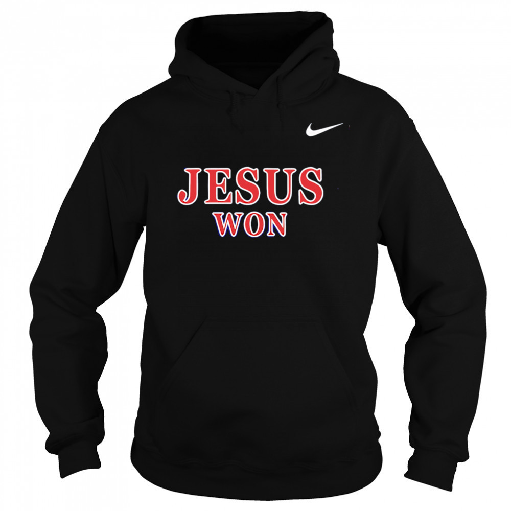 Liberty Flames Softball Praise Be To God JESUS WON shirt Sweatshirt