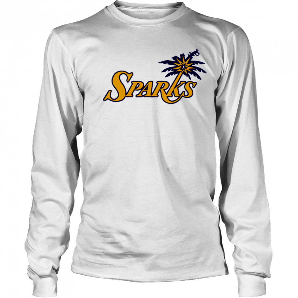 Los Angeles Sparks WNBA 2025 Special Zip shirt Long Sleeved