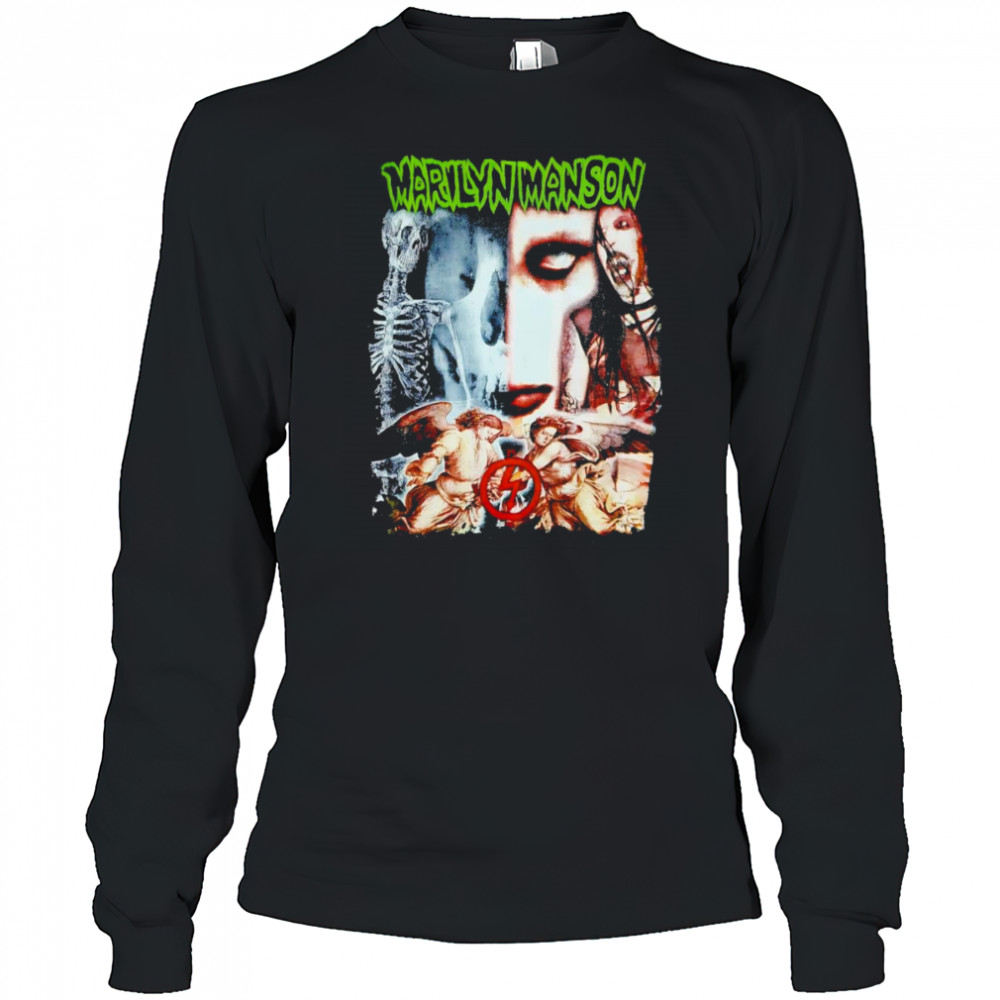 Marilyn Manson retro bootleg shirt Long Sleeved