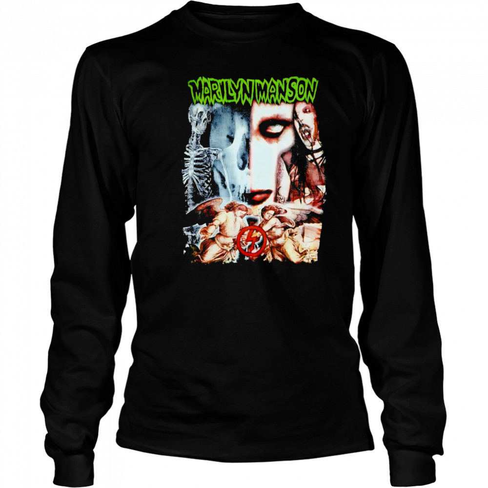 Marilyn Manson retro bootleg shirt Long Sleeved