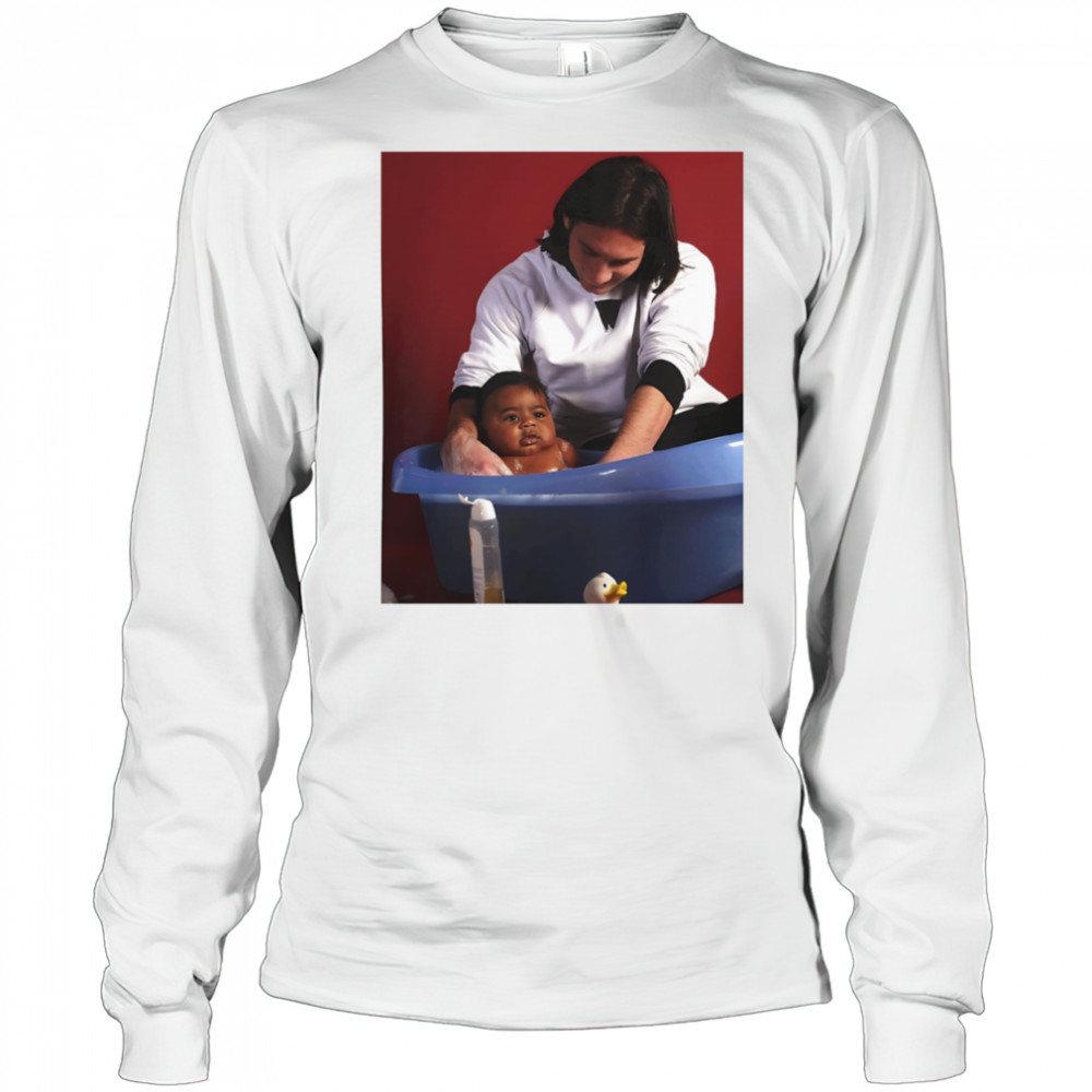 Messi with Baby Lamine Yamal shirt Long Sleeved