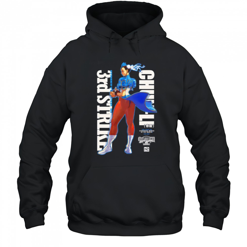 N2 x 3rd Strike Chun-Li shirt Hoodie