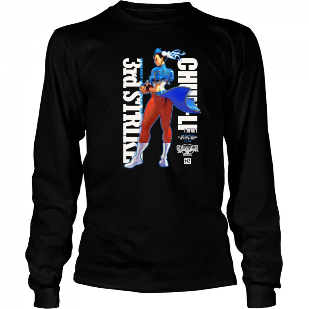 N2 x 3rd Strike Chun-Li shirt Long Sleeved