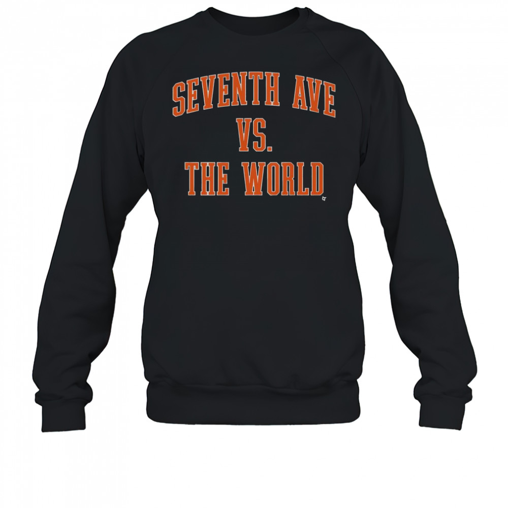 New York Basketball Seventh Ave Vs The World T-Shirt Sweatshirt