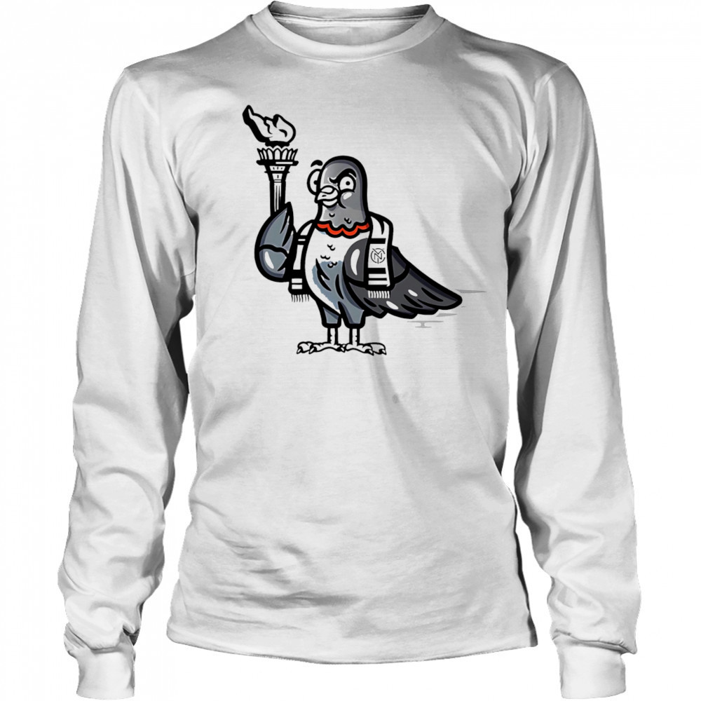 New York City vs Ny Red Bulls mascot liberties shirt Long Sleeved