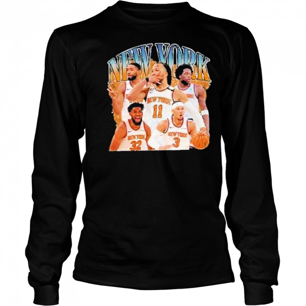 New York Knicks Basketball Shirt Long Sleeved