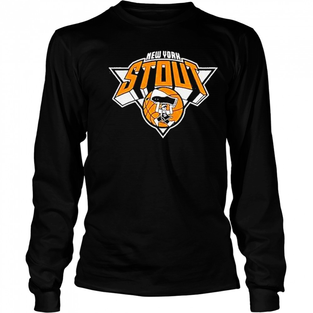 New York Stout New York Knicks Logo Shirt Long Sleeved