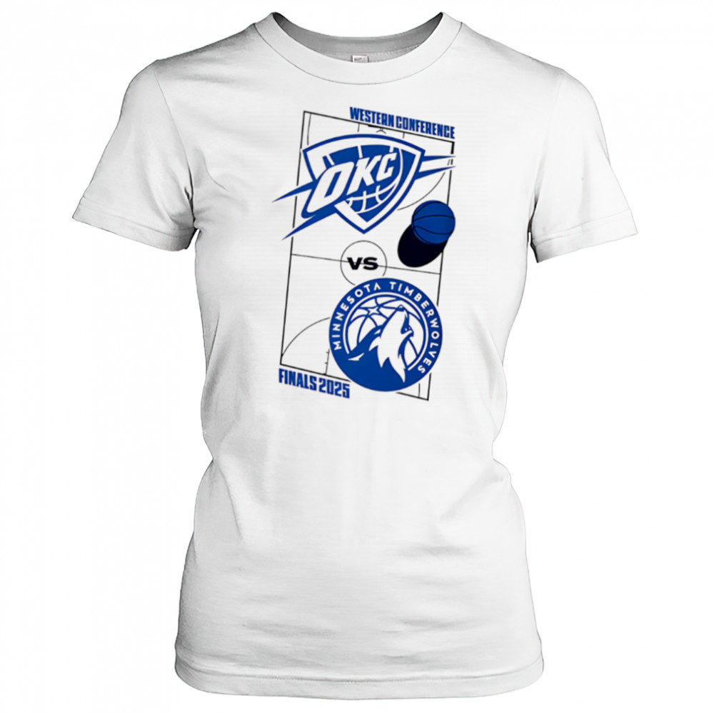 Oklahoma City Thunder vs Minnesota Timberwolves 2025 Western Conference Finals shirt Women's T-shirt