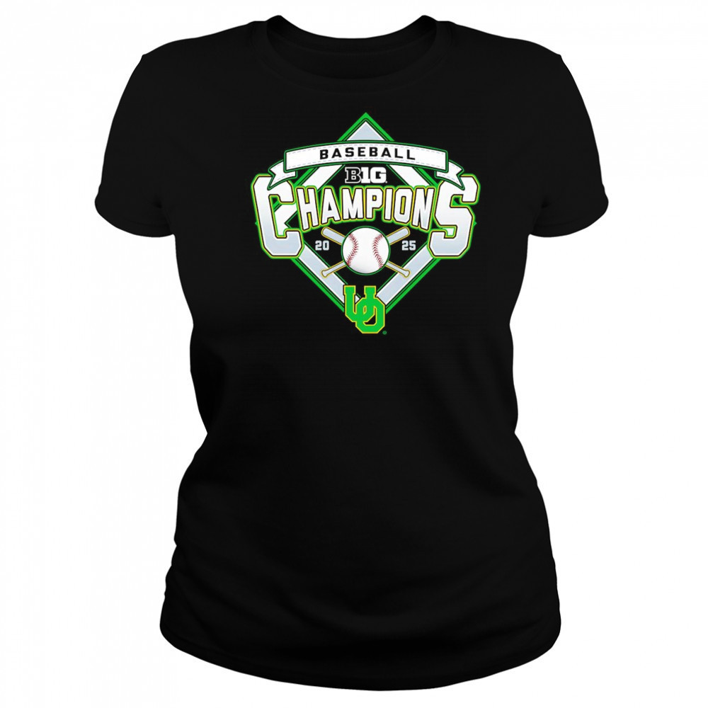 Oregon Ducks 2025 Big Ten Baseball Regular Season Champions shirt Women's T-shirt