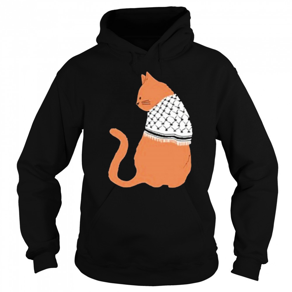 Palestinian Catfiyyeh Orange Cat T-Shirt Sweatshirt