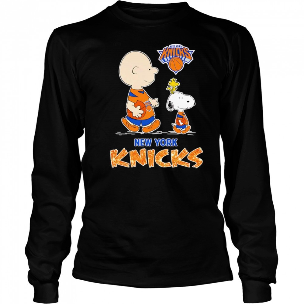 Peanuts New York Knicks shirt Long Sleeved