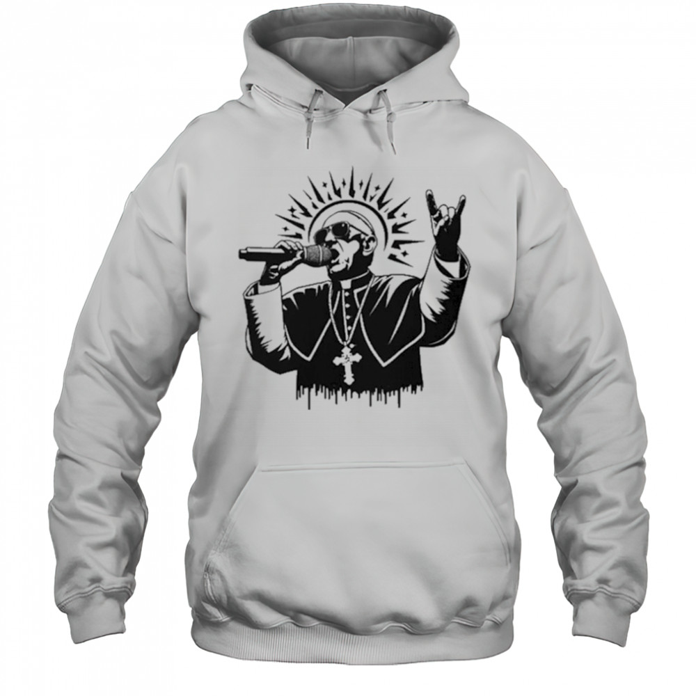 Pope Francis Metal T-shirt Hoodie