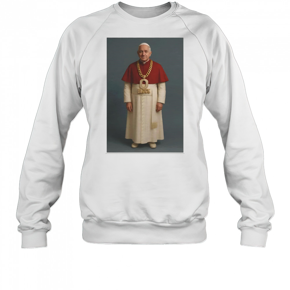 Pope Leo O Block portrait shirt Sweatshirt