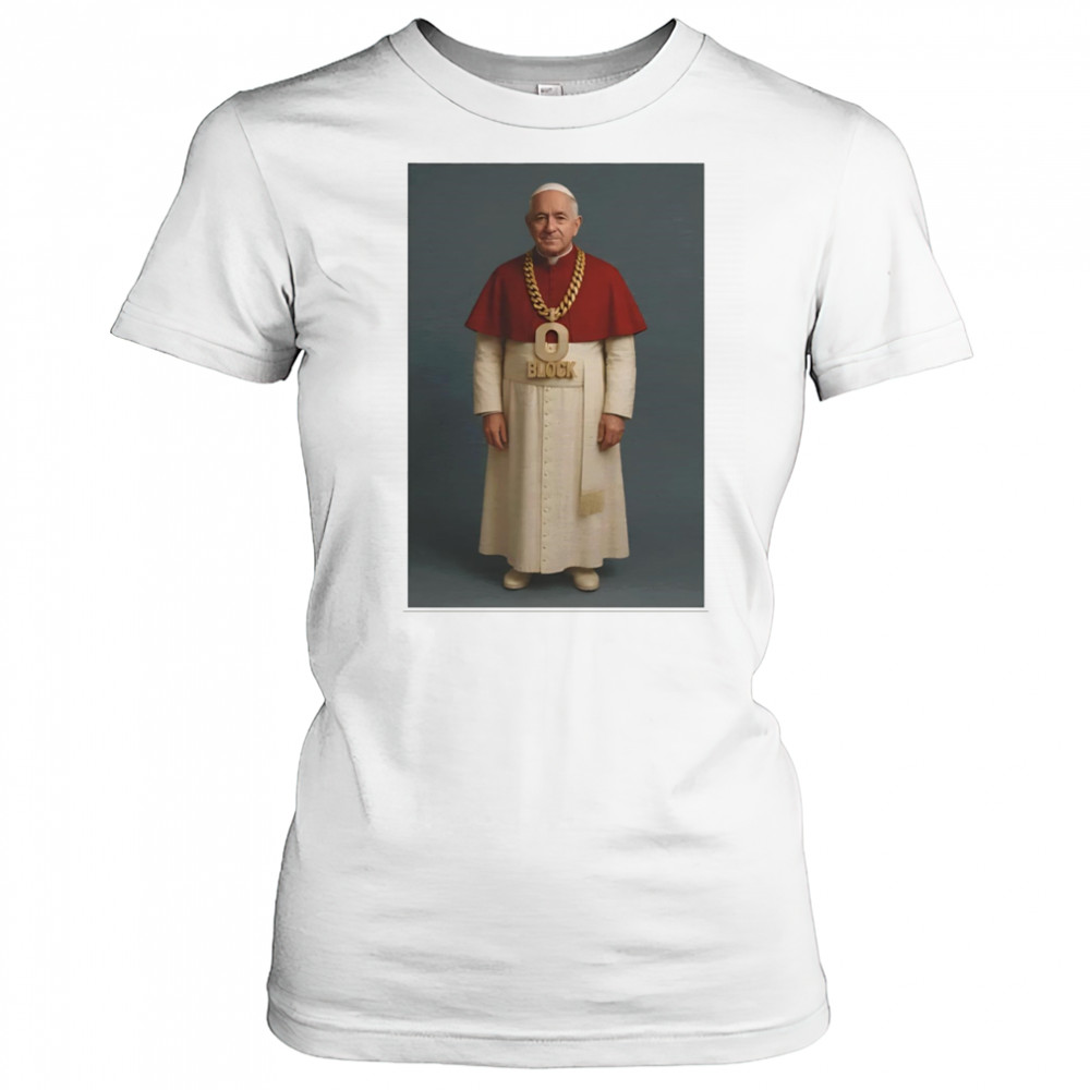 Pope Leo O Block portrait shirt Women's T-shirt