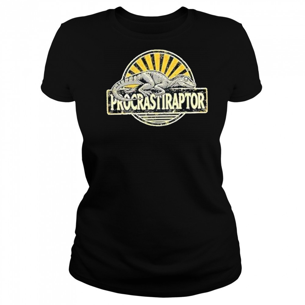 Procrastiraptor Procrastinating Velociraptor Shirt Women's T-shirt