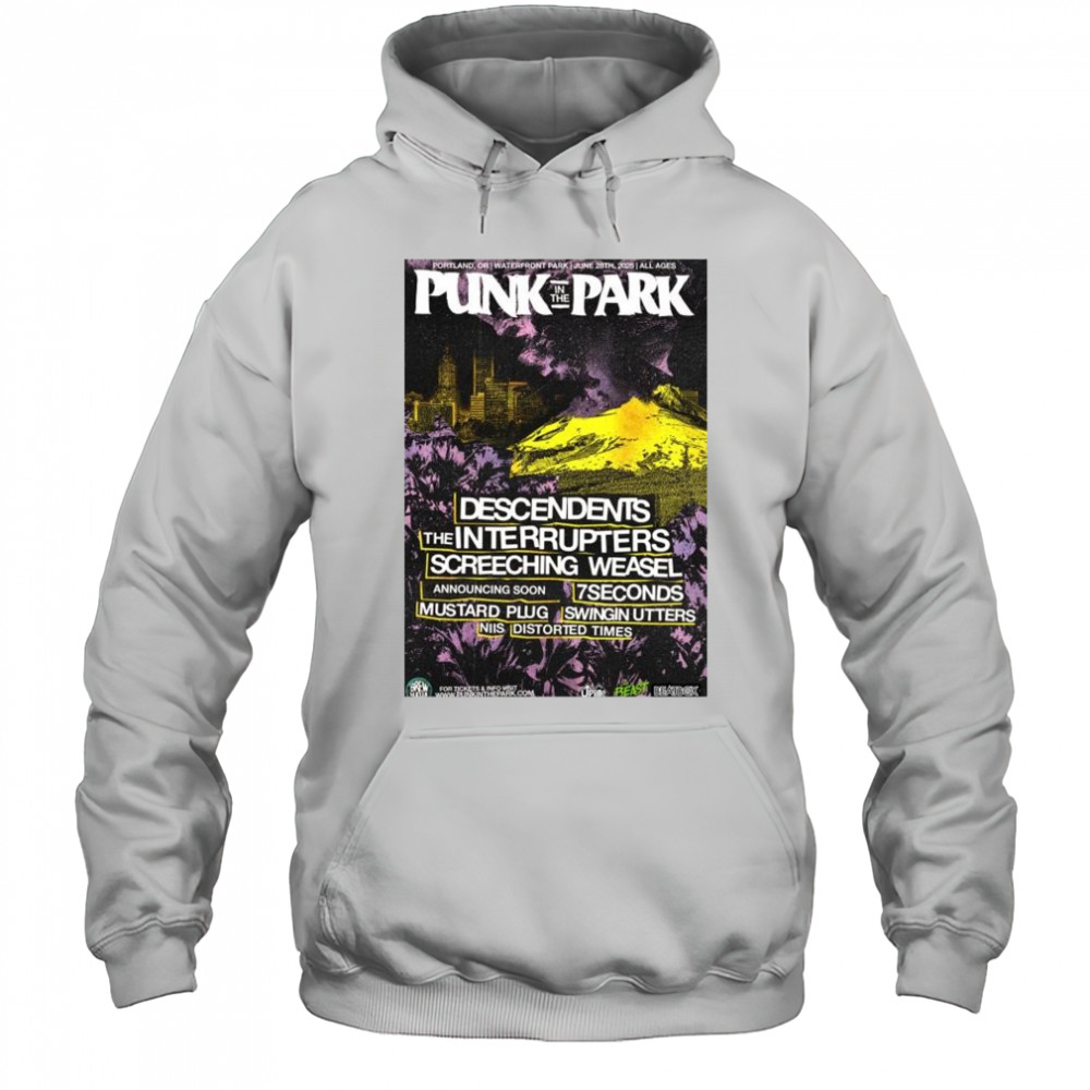Punk In The Park Descendents The Interrupters Screeching Weasel June 28 2025 t-shirt Hoodie