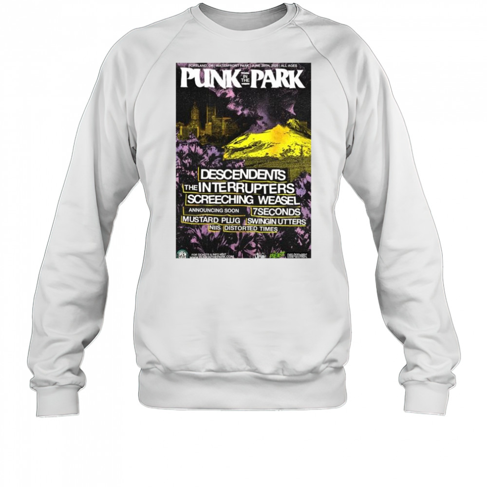 Punk In The Park Descendents The Interrupters Screeching Weasel June 28 2025 t-shirt Sweatshirt