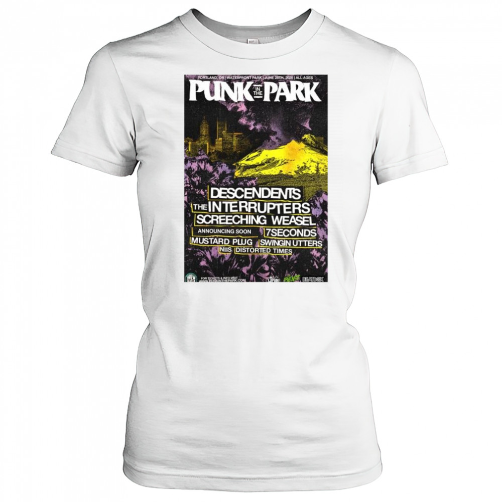 Punk In The Park Descendents The Interrupters Screeching Weasel June 28 2025 t-shirt Women's T-shirt