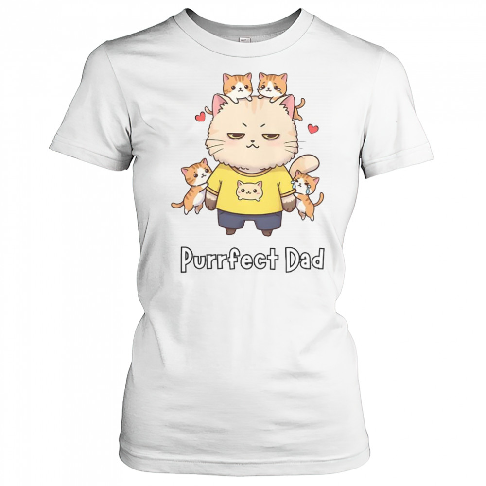 Purrfect Dad Cat Family Father’s Day T-Shirt Women's T-shirt