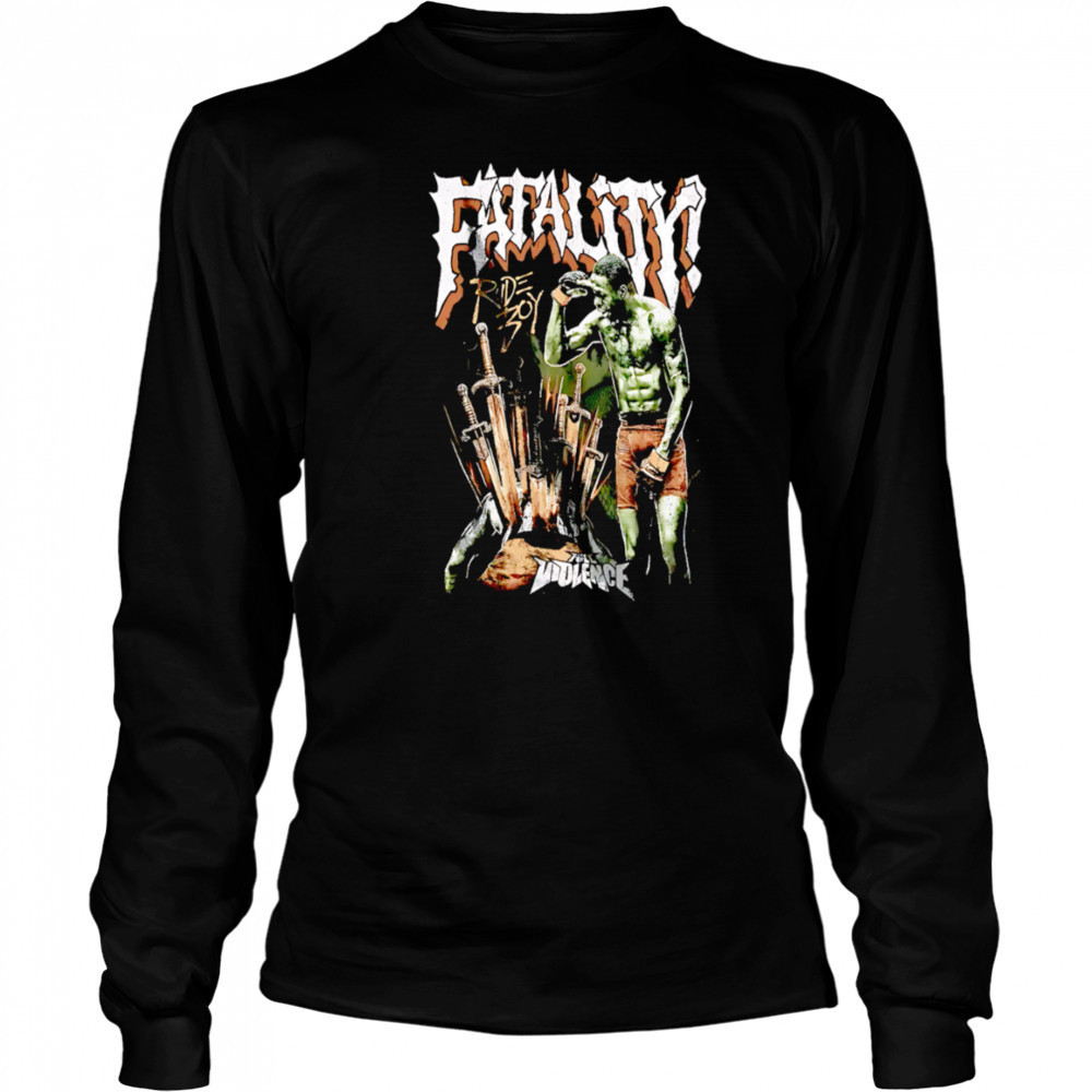Randy Brown Rudeboy Fatality Graphic shirt Long Sleeved