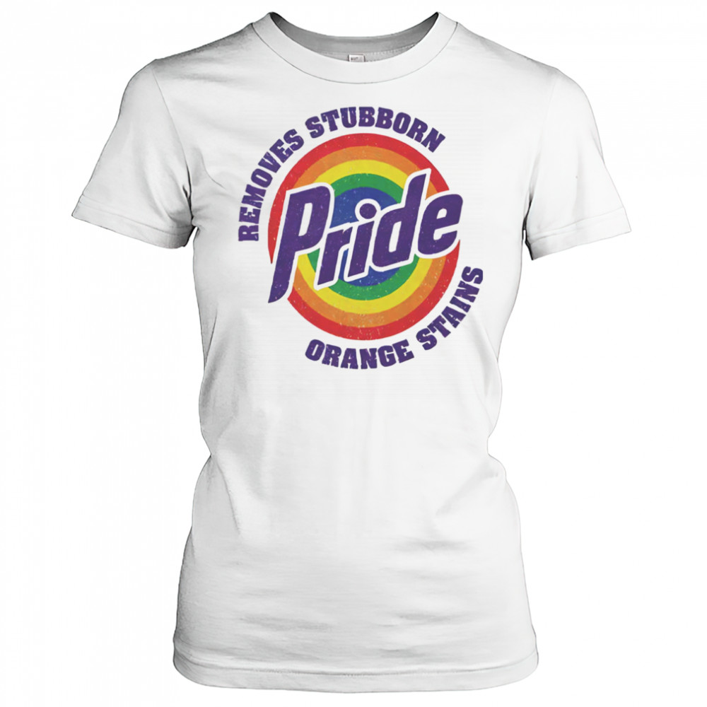 Resist Trump Removes Stubborn Orange Stains LGBT Pride shirt Women's T-shirt