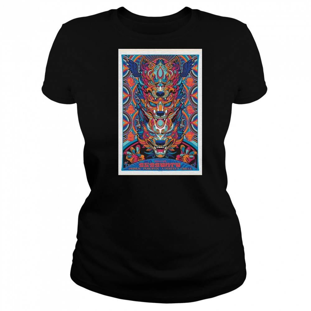 Sessanta Primus Puscifer A Perfect Circle Petersen Events Center Pittsburgh PA May 20 2025 Tour t-shirt Women's T-shirt