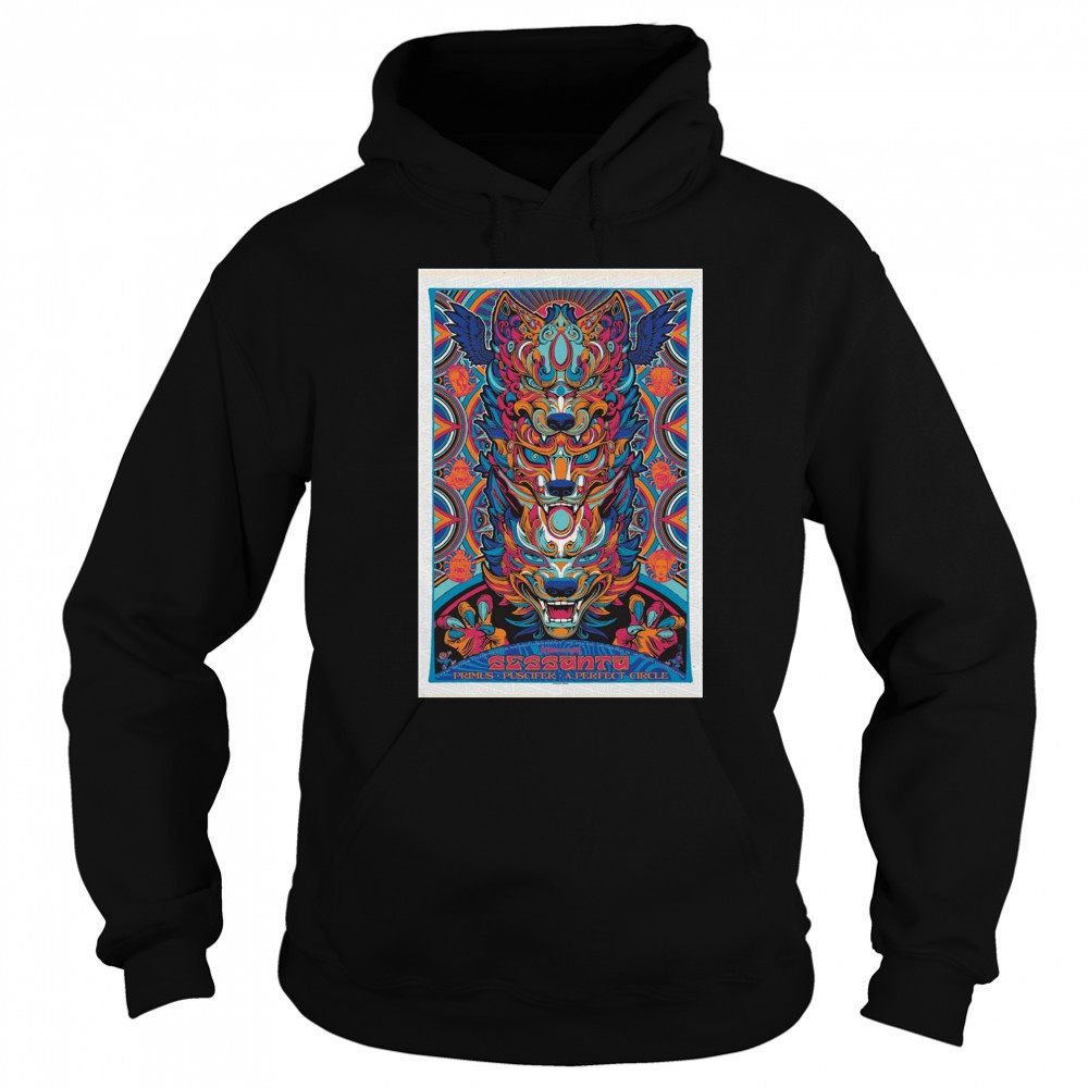 Sessanta Primus Puscifer A Perfect Circle Petersen Events Center Pittsburgh PA May 20 2025 Tour t-shirt Sweatshirt
