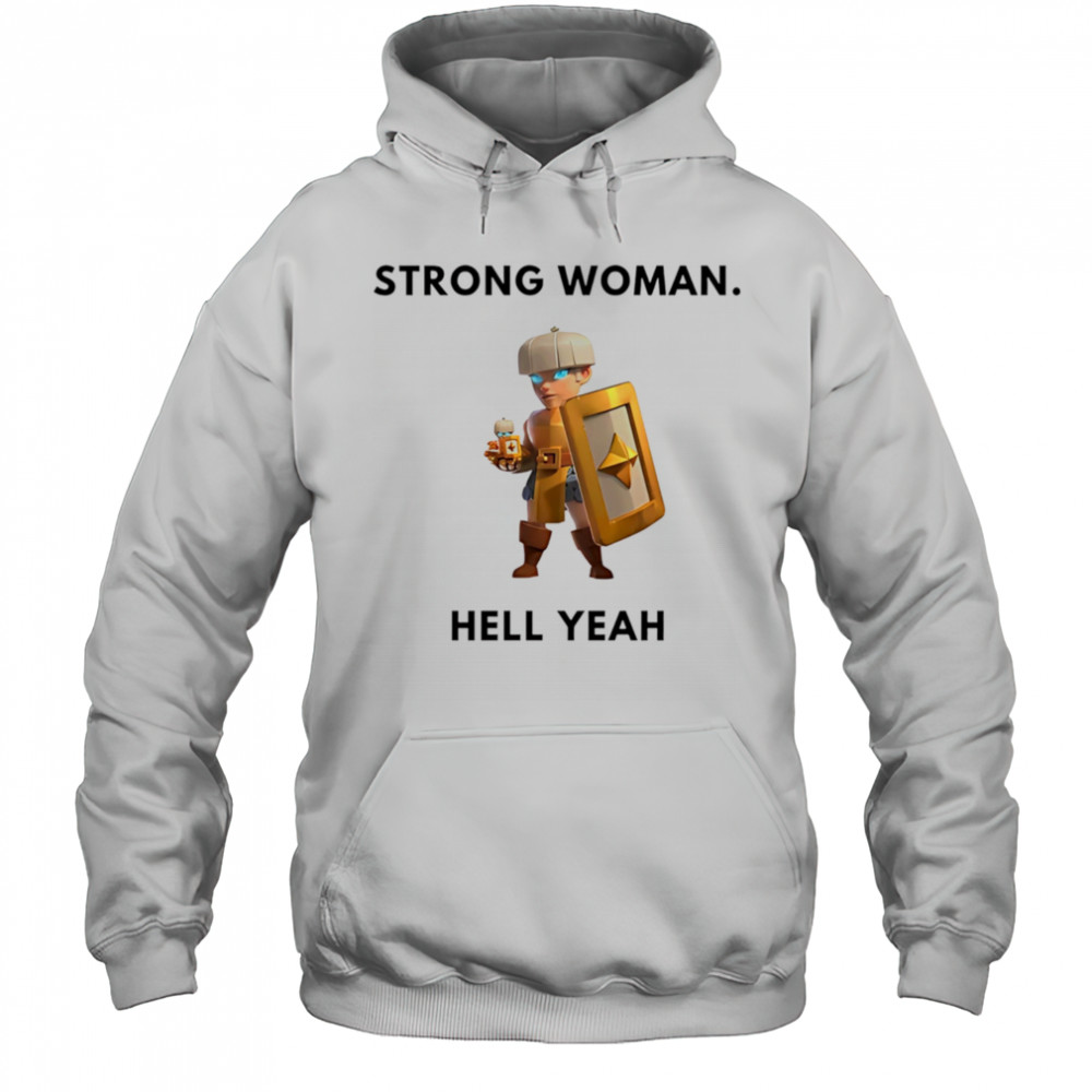 Shield maiden Strong woman hell yeah shirt Hoodie