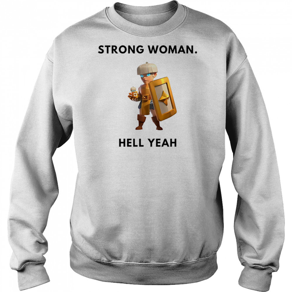 Shield maiden Strong woman hell yeah shirt Hoodie