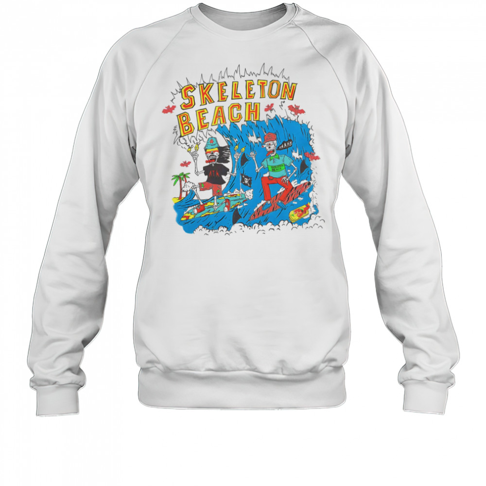 Skeleton beach shirt Sweatshirt