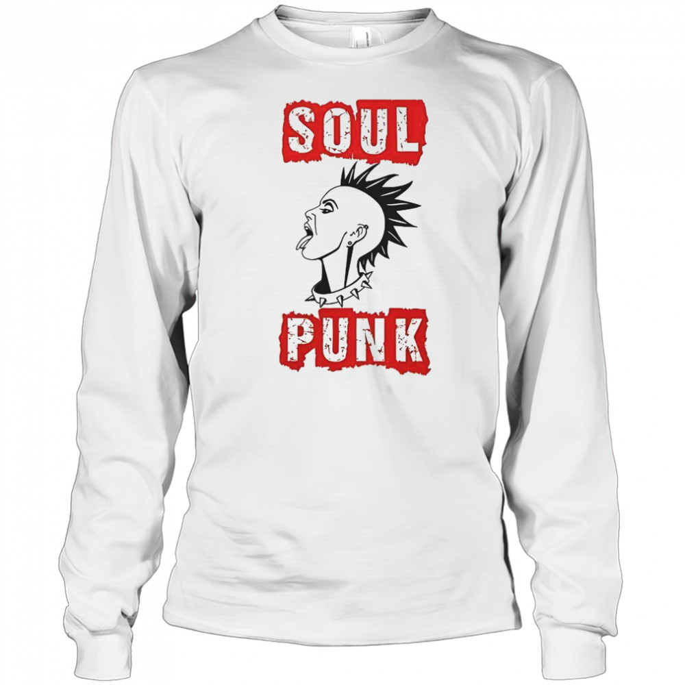 Soul Punk Girl Head T-Shirt Long Sleeved