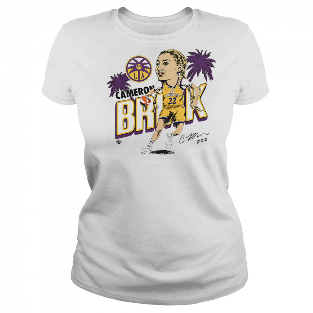 Sparks Cameron Brink caricature signature shirt Women's T-shirt