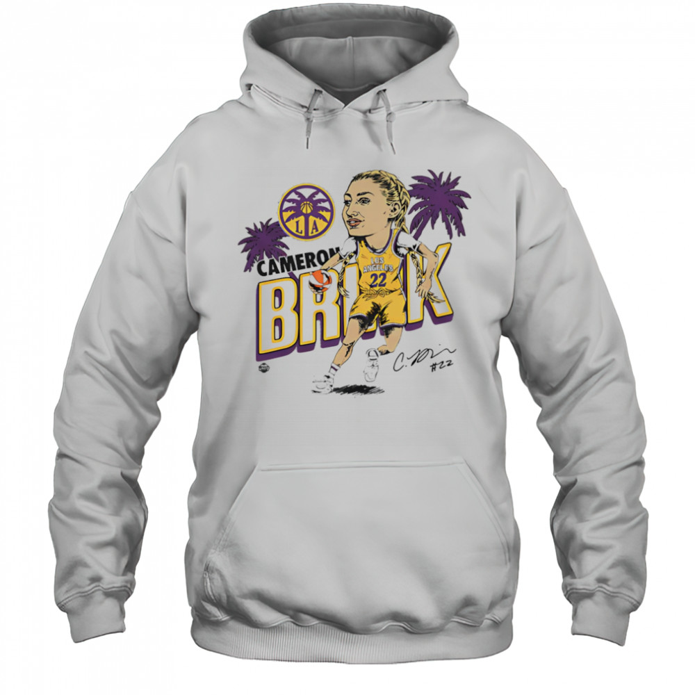 Sparks Cameron Brink caricature signature shirt Hoodie