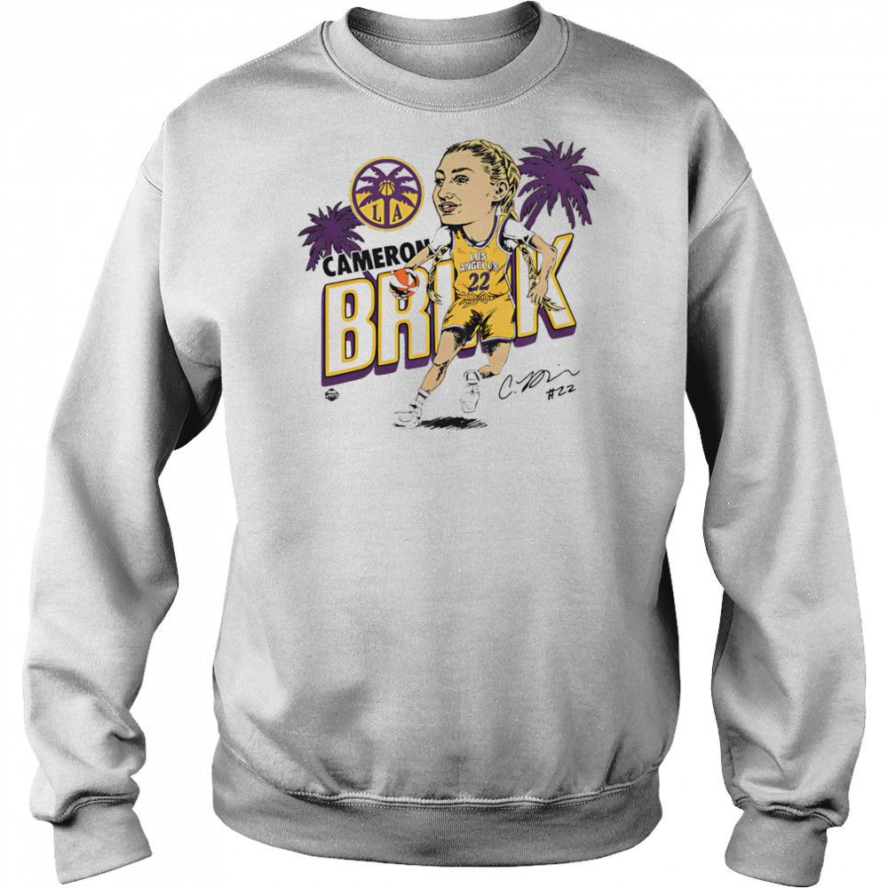 Sparks Cameron Brink caricature signature shirt Hoodie