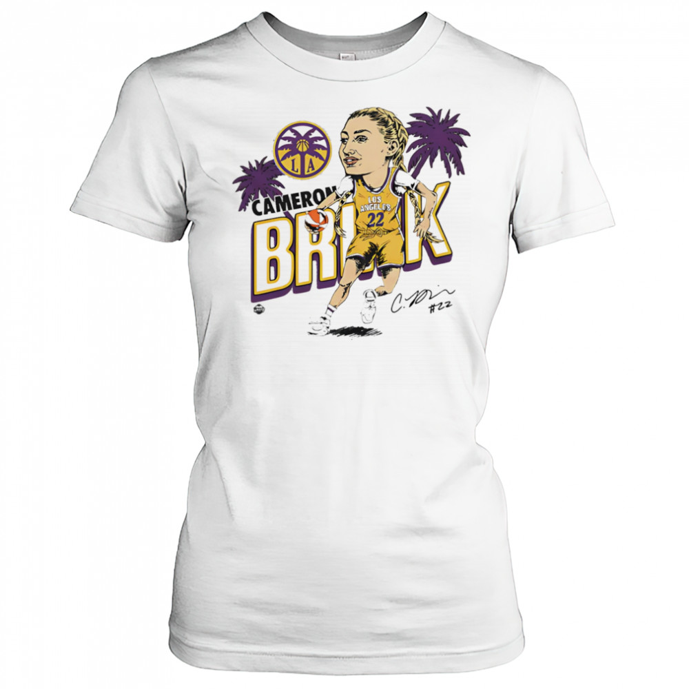 Sparks Cameron Brink caricature signature shirt Women's T-shirt