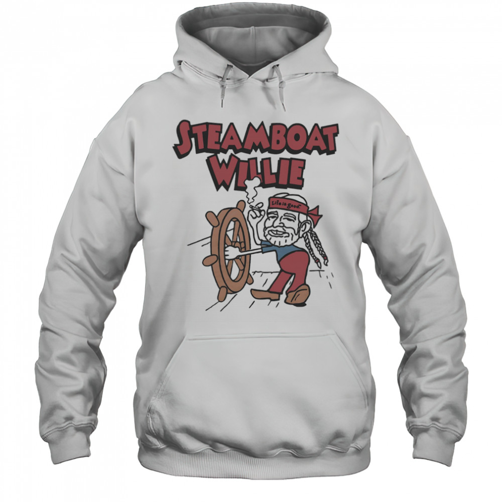Steamboat Willie Nelson smoking shirt Hoodie