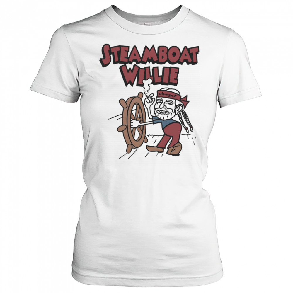 Steamboat Willie Nelson smoking shirt Women's T-shirt